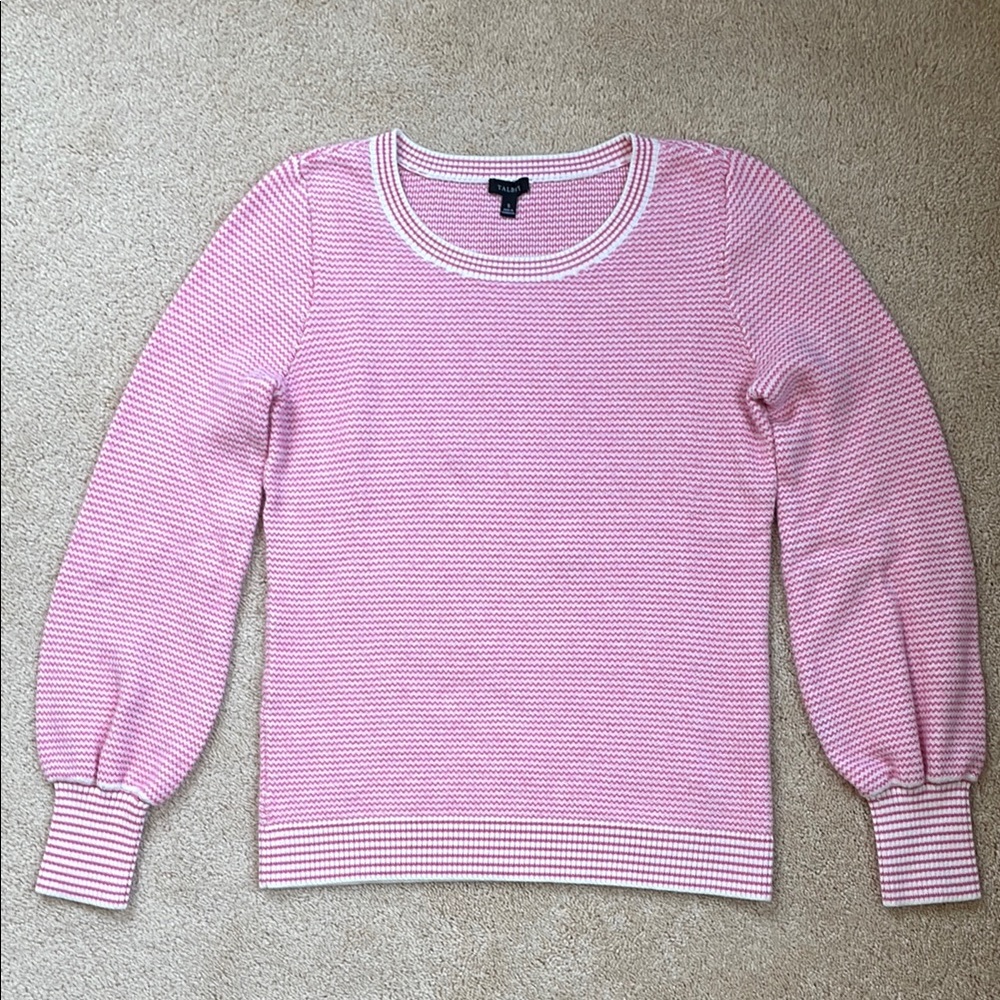 Pink Striped Women's Sweater